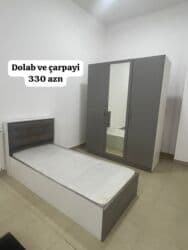 ((8500))*Asya* Dolab ve çarpayi. Heç bir problemi yoxdu. Yaxşi