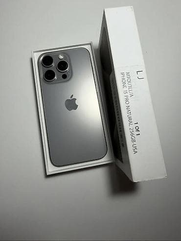 redmi note 16: IPhone 15 Pro, 256 GB, Natural Titanium, Zəmanət, Kredit, Qırıq — 3