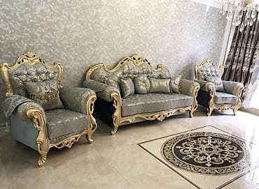 Yeni, Divan, 2 kreslo, Bazalı, Açılmayan lalafo.az -da Yeni, Divan, 2 kreslo, Bazalı, Açılmayan