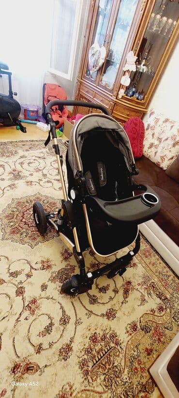 купить детскую коляску бу: Классическая прогулочная коляска, Б/у, Самовывоз — 8