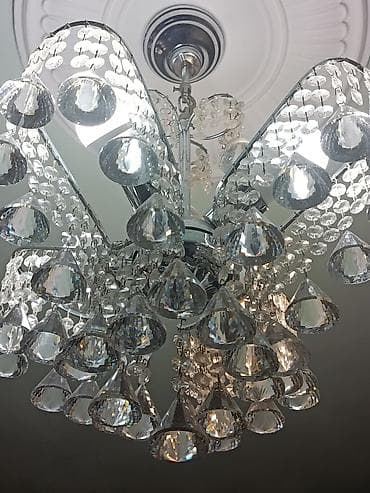 Çilçıraqlar: Çılçıraq, 4 lampa, Xrustal — 3