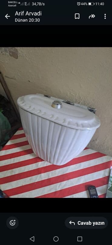 divar ici unitaz olculeri: Salam aleykum Unitaz su çənleri (üst quraşdırma tipli) teze kimidiler — 21
