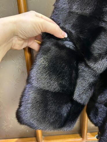 женские шлепанцы с мехом: Шуба, XL, цвет - Черный — 7