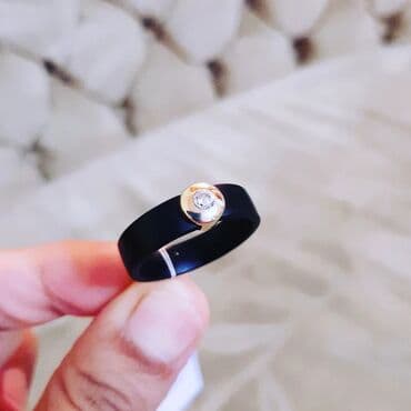 qaş sabitləyici: Alyans, Üzük, Sarı qızıl, 585 Əyar — 2