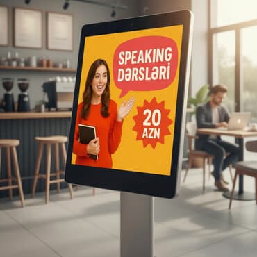 Paltar tikişi: Xarici dil kursu, İngilis dili, Böyüklər üçün, Danışıq klubu — 1