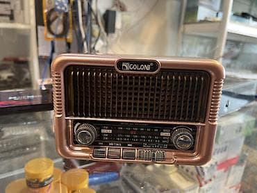 NNS NSCOLON RX-6606BT retro üslublu daşınan radio və musiqi dinləyici