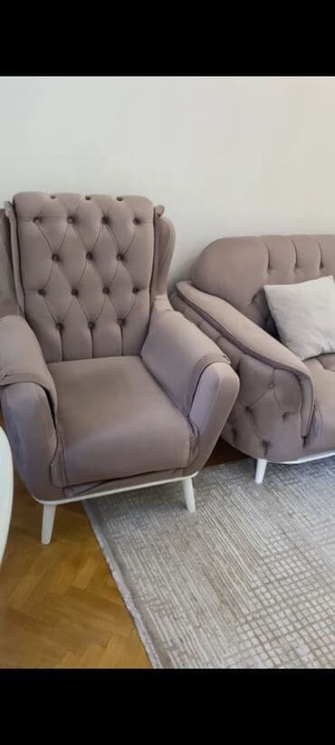 divan kireslo: Divan, Açılmayan, Bazasız, Vеlur parça — 3