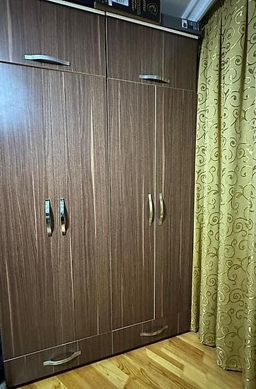 6 qapı, Siyirməli, Qəhvəyi, Taxta, Açılan, Düz dolab