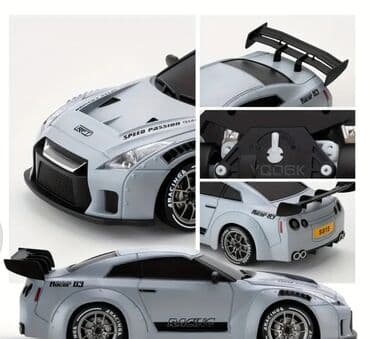 rc car: NISSAN GTR modelidi 4wd Təkrar doldurulan batareya 2.4ghz bağlantı — 7