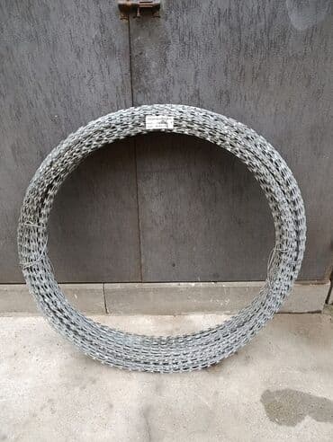 məftil: Razor tel (bıçaqlı məftil) – rulon - Material: sinklənmiş polad - — 1