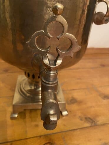 simavar: Qedim antikvar samovardir. Rusiya car imperiyası dovrunun Botasov — 6