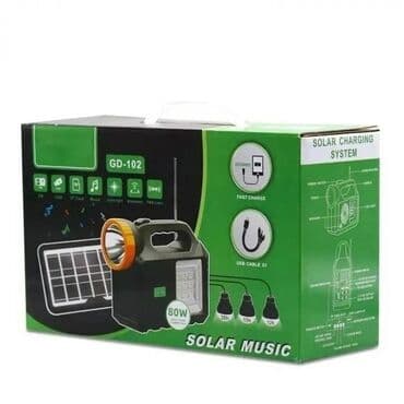 baş feneri: Günəş paneli ilə işləyən radio poverbank səsgücləndirici lampa hamısı — 9
