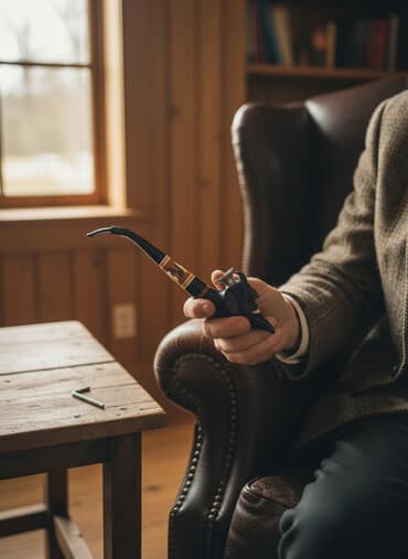 masin ucun qelyan: Məhsul: Dekorativ dizaynlı tütün çəkən pipo - Material: Qara rəngli — 1