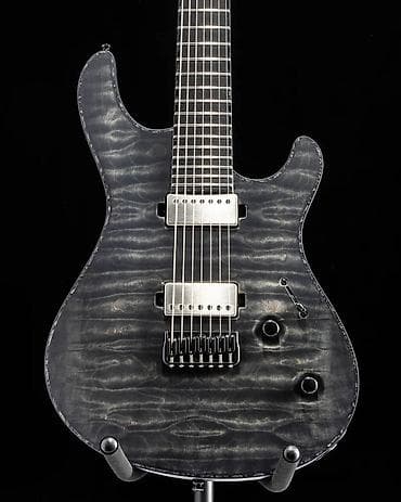 gitara simi: Mayones Regius 7 Guitar B26.5 Antique Black Matte !!! Qutuda yeni — 4