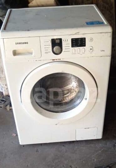телефон fly b600: Стиральная машина Samsung, 6 кг, Б/у, Автомат, Есть сушка — 1