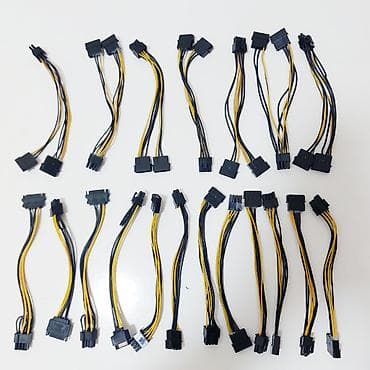 veten komputer: Kabellər "MOLEX/SATA to 4PİN/6PİN/8PİN Original" MƏHSULLAR TAM — 10