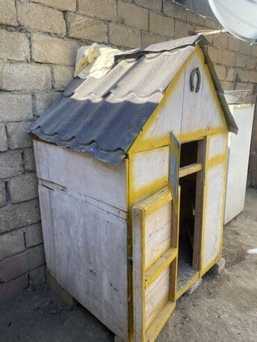 клетка для попугаев: Taxtadan hazırlanmış göyərçin yuvası, dam örtüyü ilə təchiz — 2