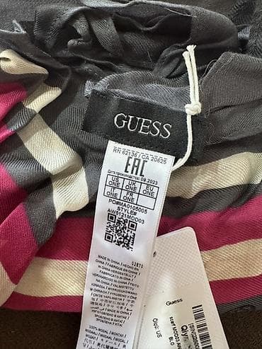 baş: Guess qadın şalı - Brend: Guess - Model/Style: AWS12MOD03 (etiketdə) — 2
