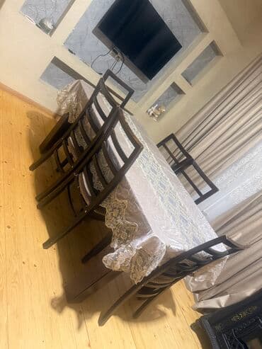 кухонный гарнитур бишкек бу: İşlənmiş, 6 stul — 1