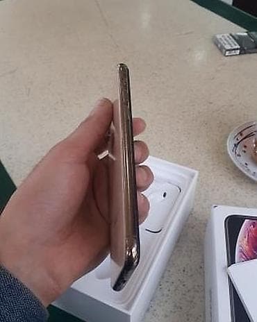 iphone komputer: IPhone Xs, 256 GB, Matte Gold, Zəmanət, Barmaq izi, Face ID — 3