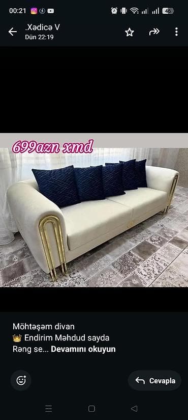 Möhtəşəm divan 👑 Endirim Məhdud sayda Rəng seçimi mövcuddur 🎨 28 — 1