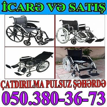 Məhsul: Manuel əlil arabaları – icarə və satış Təsvir: - Müxtəlif
