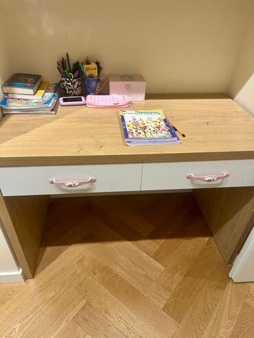 стол компьютерный письменный: Düz masa, Stulsuz, Polkasız, Siyirməli, Sadə laminat — 2