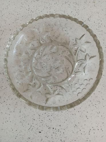 Şüşə qab dəsti - Material: şəffaf qəliblənmiş şüşə - Komplekt: 1 ədəd — 1