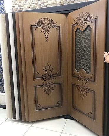 Klassik dizaynlı interyer qapıları - Material: MDF/laminat üzlü taxta