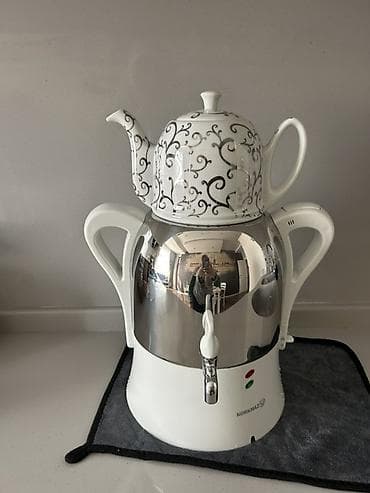 Korkmaz elektrikli samovar-çaydan dəsti - Brend: Korkmaz - Tip