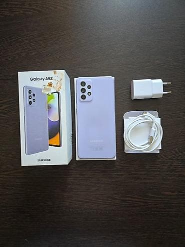 Samsung Galaxy A52, 128 GB, rəng - Bənövşəyi, Barmaq izi — 1