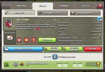 Боксерские груши: Clash of Clans klanı – ALL STARS (#Q2QVCPJV) - Klan səviyyəsi: 6 - — 2