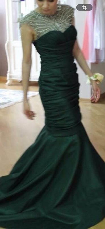 Qadın ayaqqabıları: 1 defe geyinilib! 350 alinib Zərif axşam/libas – tünd yaşıl rəngdə — 1