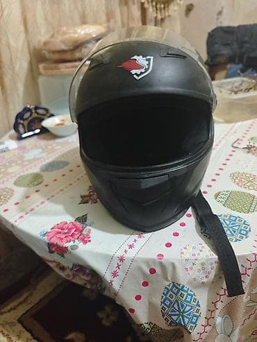 motorlar: Tam üzlü motosiklet dəbilqəsi - Rəng: mat qara - Korpus: tam üzlü — 4