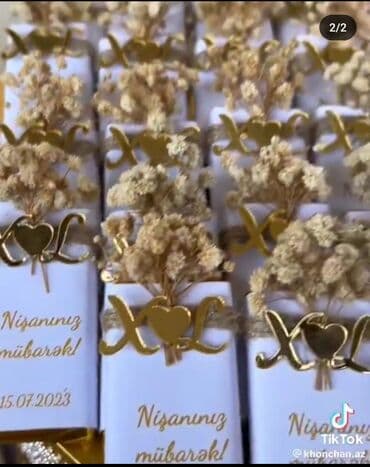 nişan xonçaları: Toy, nisan, ad gunleri ozel gunlerniz ucun sifaris ede bilersz — 4