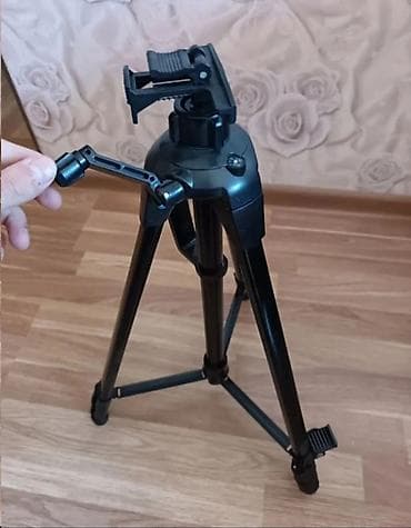 ştativ telefon ucun: Foto/video üçün təkayaqlı başlı üçayaq (tripod) - Material: yüngül — 5