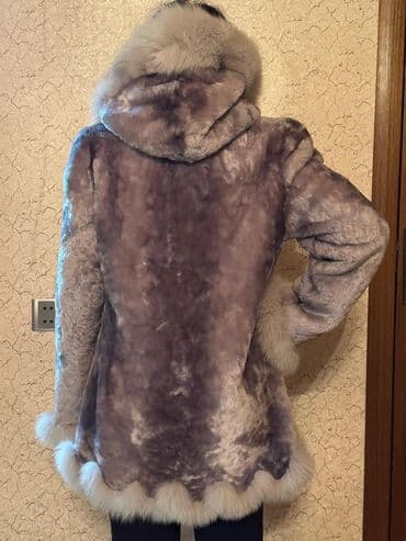 suni kurk: Kürk, One size, rəng - Bənövşəyi — 4