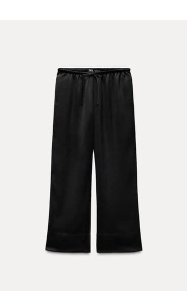 model: Zara saten, pijama model şalvar 
az geyilib — 4