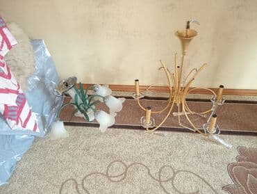 listur alti: Çılçıraq, 6 lampa, Metal — 2