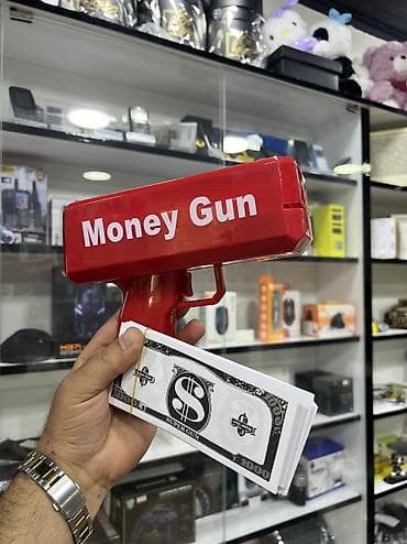Satılır: Pul Səpən Aparat (Money Gun) Yeni və keyfiyyətli pul səpən — 2