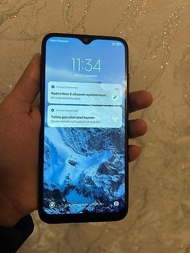 telefon ucun tripod: Redmi Note 8, 128 GB, rəng - Qara, Sensor, Barmaq izi, İki sim kartlı — 2