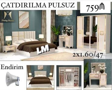 ev guzguler: İkinəfərlik çarpayı, Yeni — 1