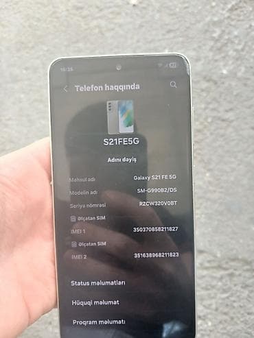 iphone 128: Samsung Galaxy S21 FE, 128 GB, rəng - Yaşıl — 5