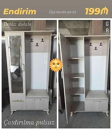 ucuz yataq mebelləri: Dəhliz dolabı — 1