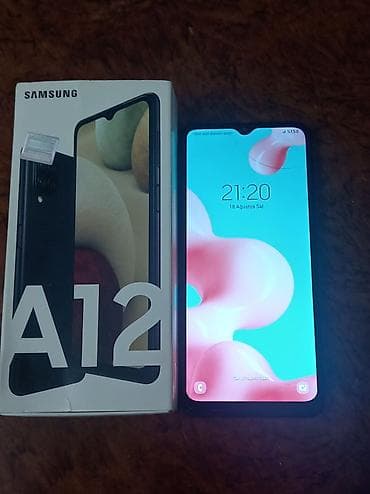 apple 8: Samsung Galaxy A12, 64 GB, rəng - Qara, İki sim kartlı — 3