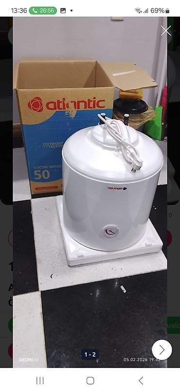 Ariston 50 l, Yeni, Kredit yoxdur, Ödənişli çatdırılma