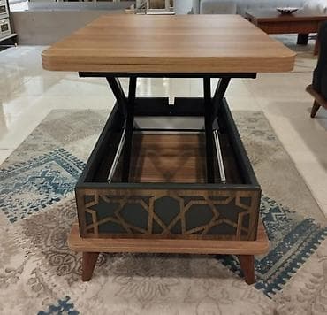 Masalar: Qonaq masası, Yeni, Açılan, Laminat, Kvadrat masa — 3