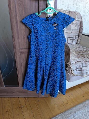 qadın ziyafət geyimləri: Qadın paltarları – 4 model bir yerdə 1) Mavi qipurlu don - Parlaq — 1