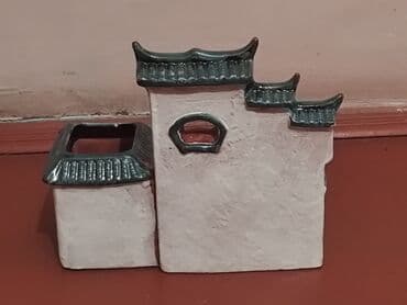 taxt yorgani: Fiqur, Keramika, rəng - Ağ — 2