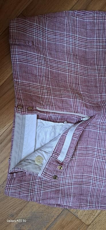 Şalvar, Massimo Dutti, S, rəng - Qırmızı — 2